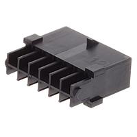 Molex 203632-1201 Plug Housing Dual Row 12 Ckt Panel Mounts Black