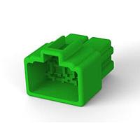 AMP Connectors - TE Connectivity 172133-4 Receptacle Housing 250 SERIES CAP HSG 4P GREEN