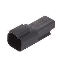 Amphenol SINE Systems AT04-2P-RD01BLK Connectors 2-Way Receptacle Blk Male Connector