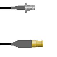 Amphenol Custom Cable Q-0803X0008084i RF Cable Assemblies BNC-SJB/SMB-SP RG58 84I