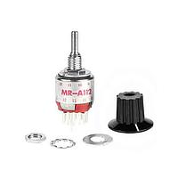 NKK Switches MRAN112-A Rotary Switches HALF-INCH DIAMETER PROCESS SEALED ROTARY