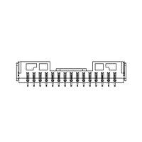 Amphenol Commercial Products G88005113T3HR Shrouded Protect Header 1.25mm Pitch STR SMT,1x5Pin,MATTE TIN,NY9T,Latch Type,Color-Black,W/MYLAR
