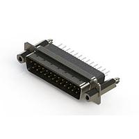EDAC 627-025-641-257 D-Sub Connectors - Standard Density Vertical Metal Body D-Sub Connector