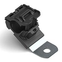 HellermannTyton 151-01451 Ratchet Clamp Ratchet P-Clamp, 0.52 - 0.77" Bundle Dia, 30 Short, 0.33" Hole Dia, PA66HIRHSUV/ST/ZN, Black, 280/ctn