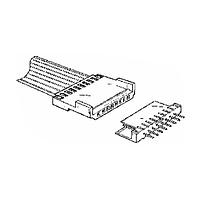 Amphenol FCI 67516-211LF Receptacles 11P VERT RECEPT GOLD