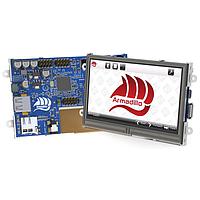 4D Systems Armadillo-70T Resistive 7" TFT LCD BCM2835 512Mb Ram USB+ Ether