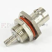 Fairview Microwave SM3631 Bulkhead SMB Female to BNC Female Adapter (4 Ghz)