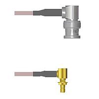 Amphenol Custom Cable Q-0D03H0005096i RF Cable Assemblies BNC-RP/SMB-RJB G316 96I