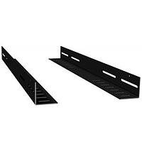 Hammond Manufacturing RASA28BK3 Brackets Angle Brackets 28", Pack 2