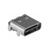 Kycon KUSBX-SMT-CS2-BTR USB Type C Connectors TOP MNT USB 3.1 C 2R BLK INSL GLD FLASH