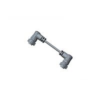 Amphenol LTW AB-CB04FR-CBBR-QD001 Sensor Cables / Actuator Cables X-Lok, Middle Size, Plastic, 10A, 04 pins, Female Connector, Female Contact, Right Angle-to-Right Angle, Push Lock, Overmolded Double Ended, Length 1000mm, IP68