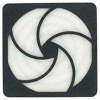 Qualtek Electronics 09325-F/100 Filter and Guard Assembly PLASTIC FAN FILTER ASSBLY 100 PPI