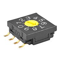 NKK Switches FR02FC10P Rotary Switches SMT 10MM DECIMAL 10P COMPLEMENT CODED