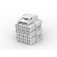 AMP Connectors - TE Connectivity 1-1971876-4 Plug Housing 3 x 4 PBT-A Plug Hsg