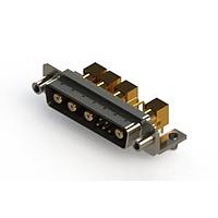 EDAC 629-9W4-640-7N5 Mixed Contact D-Sub Connectors Right-angle Power Combo D-Sub Connector