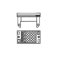 AMP Connectors - TE Connectivity 796298-1 Heavy Duty Power Connectors AMPOWER HOUSING PLUG 35 POS