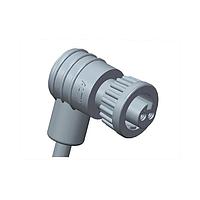 Amphenol LTW AU-06BFFM-LR6A04 Sensor Cables / Actuator Cables Ceres, Mini Size, Plastic, 2A, 06 pins, Female Connector, Female Contact, Right Angle, 2 Points Lock, Overmolded, Length 4000mm, IP66