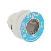 Eaton Bussmann S-2 Plug Fuse 125V 2A Time Delay Dual Element Plug