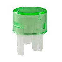 NKK Switches AT4167FB Button RND GRN LNS/WHT DIFF