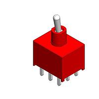 Dailywell 1A31T2B4M2QES Toggle Switches 3PDT ON-ON PC MOUNT