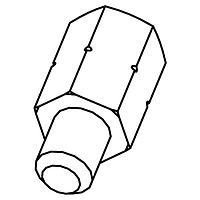 HARTING 09670009974 Screw Lock FEMALE SCREW LOCKS 4-40 THREAD 11MM