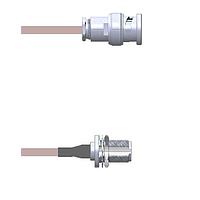 Amphenol Custom Cable Q-0I01Z0001120i RF Cable Assemblies BNC-SP/N-SJB G178 120I