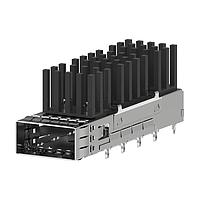 Molex 100014-7342 Cage Assemblies zQSFP+ 1-by-1 Cage Assembly w/Spring Fingers NET Heatsink No Rear Legs