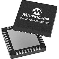 Microchip Technology dsPIC33AK64MC103-E/M7 Single-Core Digital Signal Controllers dsPIC33A, FPU, 200MHz, 64K Flash, 16K RAM, MC-PWM, 12-bit ADCs, Op Amps, Comp.