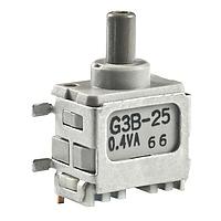 NKK Switches G3B25AH-XB Pushbutton Switches DPDT ON-(ON) R/A WHT