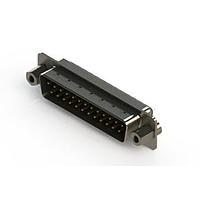 EDAC 627-025-222-043 D-Sub Connectors - Standard Density Vertical Metal Body D-Sub Connector