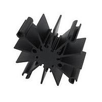Wakefield Thermal 882-50AB Heatsinks Star LED Heat Sink, Radial Fin, 0.50 Inch Height, Black Anodized