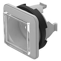 EAO 92-358.700 Switch Actuators Actuator, 18,4 mm x 18,4 mm, flush, illuminative, Colourless, Plastic, transparent, square, White, Plastic, Momentary, White