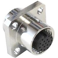 Bulgin PXMBNI12FLF17AFLFFL001 Straight M12 A-Coding 17 Pins Female Panel C