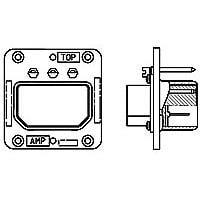 AMP Connectors - TE Connectivity 1218638-1 Rack & Panel Connectors ARINC ASSY MME1P57P-2301(204)