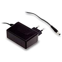 MEAN WELL SGA18E15-P1J Wall Mount AC Adapters 18W 15V 1.2A EU 2.1x5.5 Level VI