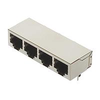 HARTING 09455511124 Modular Connectors / Ethernet Connectors RJI RJ45 4-port jack Cat.5 THT angled