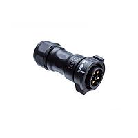 Amphenol LTW DC-03BFMA-QL8SNP Standard Circular Connector X-Lok, Large Size, Plastic, 20A, 03 pins, Female Connector, Male Contact, Straight, Push Lock, Crimp, Field Installable without Pin, F8.0 - F10.0mm, IP68