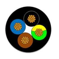 Molex / Flamar 155220-0115 (5 Meters) Communication and Control 4Ckt 21AWG WSOR BK 5METERS PRICE PR MTR