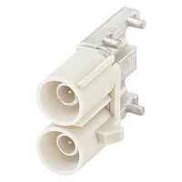 Rosenberger 59S2DU-40MT5-B PCB Connectors Plug PC-Board SMD Right Angle B White