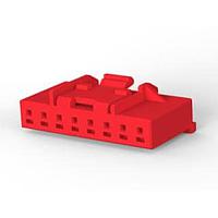 AMP Connectors - TE Connectivity 8-1971793-3 Plug Housing GI CONN 2.5 PLUG HSG 8P RED