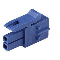 Molex 206461-0403 Receptacle Housing Micro-Fit+ Versa Color Rec Housing Dual Row 4 Ckts GloWire Blu