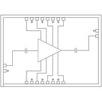 Analog Devices HMC-APH462-SX Power Amplifiers GaAs HEMT MMIC 1 Watt pow amp, 15-27 GHz