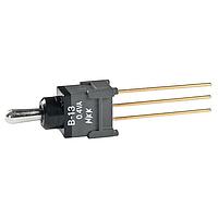 NKK Switches B13JW Process Sealed Subminiature Antistatic Toggles ON-OFF-ON .248 BAT EXTENDED PC .4VA