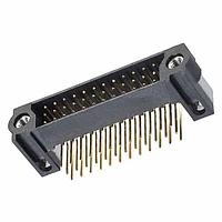 Harwin M83-LML3M1N36-0000-000 Shrouded 3R 36P M HORZ PC TAIL 4MM W/JS