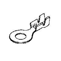 AMP Connectors - TE Connectivity 41558 (CUT STRIP) Ring RING 14-18 AWG Cut Strip of 100