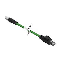 Molex 1201080292 Ethernet Cables / Networking Cables M12-4P(D)-MM-ST/RJ45-M-14M-PUR