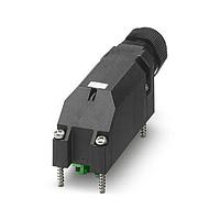 PHOENIX CONTACT 1197658 Circular Metric Connectors Connector hood   application: Standard   connection method: M8 socket Metal   number of slots: 10   number of positions: 3   slot assignment: single   status display: No   Universal; master cable connection: Plug-in push-in spring-cage connection 180