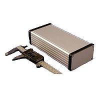 Hammond Manufacturing 1455K1601 PC Board 6.3x3.1x1.7"Extruded wMetalEnds Clear