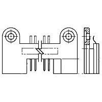 Raychem - TE Connectivity 583580-1 Headers & Wire Housings BOX PIN 50 POS. 100 C/L