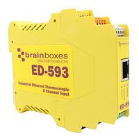 Brainboxes ED-593 Ethernet to Thermocouples Ethernet to 8 Channel Thermocouple Input